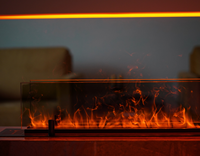 Cheminée à vapeur à cassette d'eau avec effet de flamme 3D coloré innovant, vente chaude
