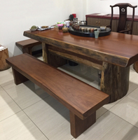 Banc en teck naturel au design moderne et durable, longueur 188 cm | Teck massif, fabrication OEM/ODM, fourniture directe d'usine