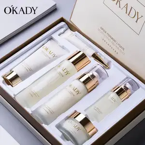 Okady Bifida Ferment Lysat Private Label Feuchtigkeit spendende Aufhellung Anti-Aging White ning Bio-Hautpflege set für Frauen