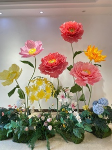 Fiori artificiali rosa fiori <span class=keywords><strong>di</strong></span> <span class=keywords><strong>carta</strong></span> rosa <span class=keywords><strong>papavero</strong></span> fiori decorazione <span class=keywords><strong>di</strong></span> nozze Festival forniture per feste centro commerciale foto oggetti <span class=keywords><strong>di</strong></span> scena - Product Image 6