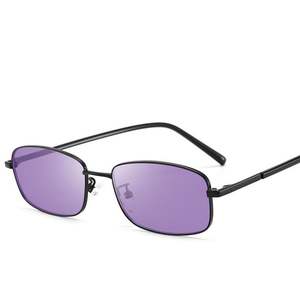 Montures de lunettes photochromiques carrées à petite monture, couleurs changeantes effet caméléon, pour hommes et femmes, vente en gros - Product Image 3