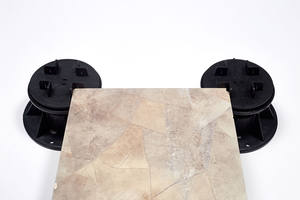 Support réglable en <span class=keywords><strong>plastique</strong></span> pour terrasse extérieure, pour dalles en bois composite WPC, terrasse de toit, revêtement de sol, résistant à l'eau - Product Image 4