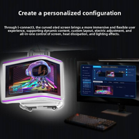 Refroidisseur d'eau pour processeur tout-en-un Lian Li Stealth Flow 2e génération avec écran OLED incurvé 360ARGB pour boîtier d'ordinateur