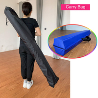 Barre d'équilibre pliable 1,8 m |   Couverture en cuir PU antidérapante pour barre de gymnastique pour l'entraînement à domicile et la pratique professionnelle