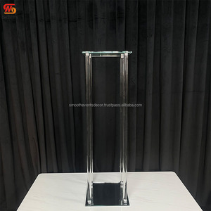 SMOOTH Customized Factory Direct Wholesale Wedding Table Centerpiece Acrylic Flower <b>Stand</b> for Parties - Product Image 1