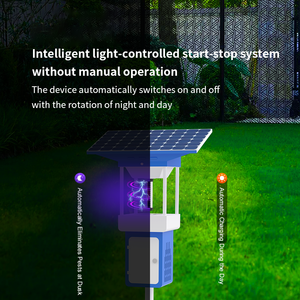 Lámpara Asesina de Insectos con Succión de Aire Automática, Ecológica, Luz para Capturar Plagas por Succión de Aire para Campos Agrícolas - Product Image 5