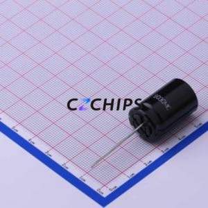 Condensateur électrolytique en aluminium à montage traversant EEUFS1K681, composant à montage traversant THT, D16xL25mm 680uF 20% 80V 2.5A-100kHz - Product Image 2