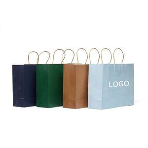 Bolsa de Comida para Llevar Biodegradable Personalizable, Bolsas de Papel Kraft Resistentes para Pan, Comida para Llevar de Restaurante, Personalizadas - Product Image 1