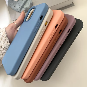 Funda de Silicona Líquida Color Caramelo para <span class=keywords><strong>iPhone</strong></span> 13 Pro Max, Carcasa Protectora de TPU Suave a Prueba de Golpes, Modelo para Móvil/<span class=keywords><strong>XR</strong></span> - Product Image 5