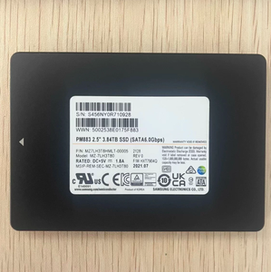 SSD interne d'entreprise PM883 3,84 To Interface SATA3 Haute Durabilité Nouveau Stockage Serveur Standard Boîtier Métallique <span class=keywords><strong>MZ7LH3T8HMLT</strong></span>-<span class=keywords><strong>00005</strong></span> - Product Image 1