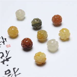Cuentas <span class=keywords><strong>de</strong></span> <span class=keywords><strong>Jade</strong></span> Loto con Hilo Dorado xiyv <span class=keywords><strong>de</strong></span> 10.13mm, Cuentas Sueltas <span class=keywords><strong>de</strong></span> Dragón Amarillo Natural, Accesorios <span class=keywords><strong>de</strong></span> Joyería, Cuentas Redondas <span class=keywords><strong>de</strong></span> <span class=keywords><strong>Jade</strong></span> - Product Image 5