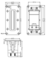 Tweeter à ruban HiFi, transducteur planaire à feuille d'aluminium pleine gamme 30-50W pour enceintes de cinéma maison