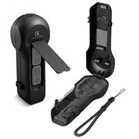 Étui de protection en PC anti-rayures à ouverture rabattable K&F Concept pour Insta360 Luna Ultra