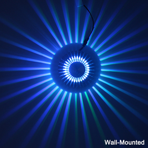Plafonnier LED 3W Forme Ronde Citrouille AC85~265V Haute Qualité Moderne Intérieur Court Bref Aluminium RGB Lumière <span class=keywords><strong>Murale</strong></span> Intégrée 220V - Product Image 3