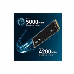 Pour CrucialP3 PLUS 1TB SSD M2 PCIe 4.0 Nvme M.2 2280 Disque Solide pour Jeux <span class=keywords><strong>500Gb</strong></span> Disque Dur 2Tb 4TB pour Ordinateur Portable PC pour CrucialS - Product Image 2