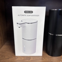 Distributeur automatique de liquide 420 ml avec écran carré pour distributeur de savon sans contact, toilettes, salle de bain