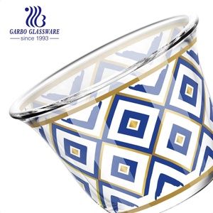 Juego de 12 calcomanías de diseño exclusivo, estampado en relieve, <span class=keywords><strong>Serie</strong></span> de diseño turco y árabe, 60ml, 2oz, taza de café y té de vidrio - Product Image 2