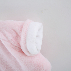 Blanco rosa niños cálido abrigo <span class=keywords><strong>de</strong></span> piel sintética precio al por mayor <span class=keywords><strong>de</strong></span> los niños <span class=keywords><strong>de</strong></span> abrigos <span class=keywords><strong>de</strong></span> invierno - Product Image 4