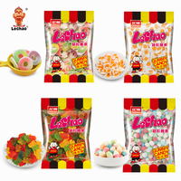 Bonbons Gommeux Assortis Lechao Saveurs Fruitées Halal – Anneaux, Oeufs, Ours, Cupcakes – Bonbons Gommeux Mâchables 1kg Sac Vente en Gros