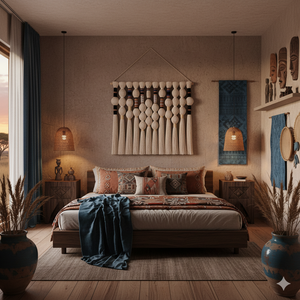 Decorazione da <span class=keywords><strong>Parete</strong></span> in Macramè Boho Personalizzata con Corda <span class=keywords><strong>di</strong></span> Cotone e <span class=keywords><strong>Perline</strong></span> in Legno, Nome Personalizzato per Compleanno e Anniversario - Product Image 4