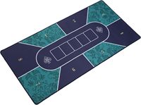 Nappe Texas Hold'Em de 3mm d'épaisseur Surface lisse Rectangle Tapis de poker à sublimation personnalisée pour table de casino