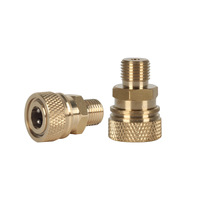Raccord rapide en laiton 8 mm M10x1 1/8 BSP 1/8 NPT pour tuyau d'admission d'air haute pression