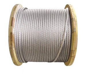 Cuerda de alambre de acero DIN3060 galvanizada eléctrica de 6mm/6,2mm/7,6mm/8,3mm/9,6mm/11mm/12mm/13mm 6X19 + <span class=keywords><strong>FC</strong></span> 6x19W + <span class=keywords><strong>FC</strong></span> utilizada para eslinga - Product Image 6