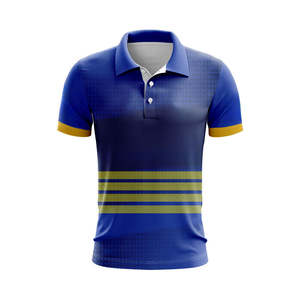 Camiseta Deportiva de Verano de Manga Corta Transpirable con Rayas Retro Personalizadas de Poliéster para Hombre para Liga de Rugby - Product Image 4