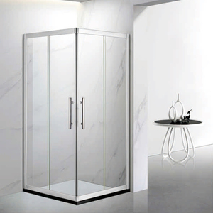 Cabine de douche d'angle carrée Cabines de douche à rouleaux à ressort Foshan Salles de douche de bonne qualité - Product Image 4