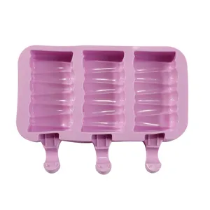 Moule à glace en silicone Taro violet Offre Spéciale réutilisable doux et élastique haute température et basse température