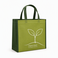 Sac de courses durable et réutilisable en non-tissé Spunbond, avec poignées, motif géométrique, pour événements, marquage de boutique et supermarchés modernes