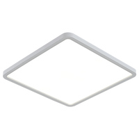 Plafonnier LED RGB, forme ronde/carrée, 24W, panneau encastré rond avec rétroéclairage coloré pour plafond intérieur