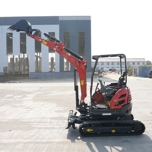 משלוח חינם מנועי דיזל מיני מחפרים 2.5 טון ציוד עבודות עפר מחפר קטן גינון מסילות גומי מיני מחפר - Product Image 6