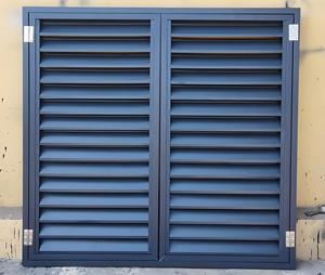 Volets extérieurs en aluminium, persiennes intérieures réglables à lames fixes, pare-soleil pour projets de villas - Product Image 2