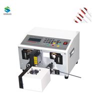 Machine de découpe, dénudage et torsion de câbles plats entièrement automatique Sinrad SR-380T AC220V 50/60HZ pour câbles à 2 conducteurs (largeur