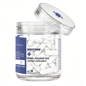 Capsules personnalisées sous marque privée RESTORE : Complément de soutien hépatique et de soulagement de la gueule de bois pour la récupération matinale (OEM) - Product Image 3