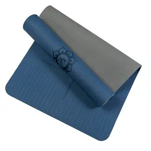 Groothandel Pilates Fitness Yoga Mat Gerecycled Duurzaam Waterdicht Aanpasbare 6Mm Tpe Yoga Mat