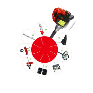 Multi Functional Machines 43cc Gasoline Brush Cutter 4in1 Grass Trimmer Pole <strong>Pruner</strong> Hedge Trimmer - Product Image 1