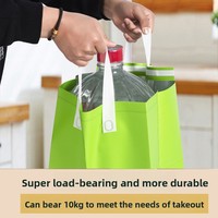 Contenant alimentaire jetable en matériau composite non tissé, épaissi, de qualité alimentaire, pour le maintien au chaud et la conservation de la fraîcheur, idéal pour les plats à emporter, les grillades et les écrevisses.
