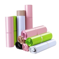 Écologique 170*300mm Noir Paquet En Plastique Colis Tissu Emballage Enveloppe Poly Mailer Sac Polymailer