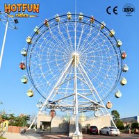 Grande Roue de 46 m de Diamètre pour Parc d'Attractions, Conception Commerciale Avancée pour Projets d'Équipements de Parcs d'Attractions