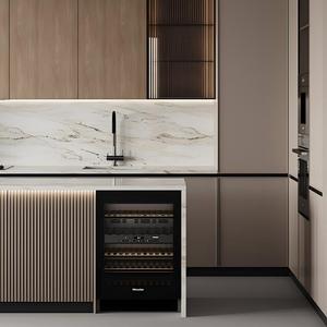 Mueble de Cocina a Medida con Diseño en Forma de U, Estilo Americano, con Panel <span class=keywords><strong>Empotrado</strong></span> y Isla, para Apartamentos en el Reino Unido - Product Image 3