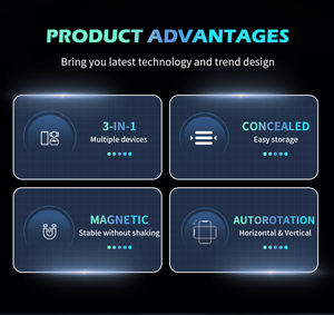 <span class=keywords><strong>Chargeur</strong></span> sans fil intelligent 3 en 1 15W S9 Charge rapide Support de charge magnétique 3 en 1 pour écouteurs <span class=keywords><strong>iPhone</strong></span> Montres - Product Image 3