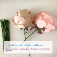 Vente flash - Têtes de fleurs artificielles en soie, fausses roses à feuilles de thé pour les décorations florales de mariage et la décoration intérieure