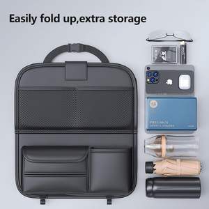 โต๊ะหนังพับได้มีกระเป๋าขนาดใหญ่สำหรับจัดเบาะหลังให้เข้ากับเบาะรถยนต์กันน้ำได้ - Product Image 4