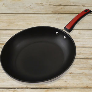 Utensilios de cocina antiadherentes multiusos de alta calidad de 32CM sin recubrimiento para Cocinar en casa Wok de hierro fundido con mango de plástico - Product Image 2