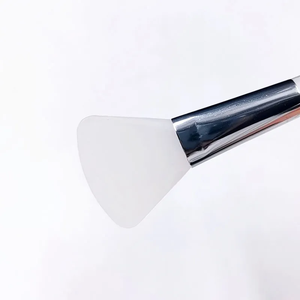 แปรงปัดมาส์กซิลิโคนแบบด้ามจับพลาสติกใสแผ่นมาส์กสำหรับมาสก์หน้า - Product Image 3