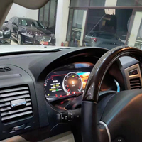 Écran LCD IPS 12,3 pouces intégré 1DIN pour tableau de bord, performance numérique pour Mitsubishi Pajero 2008-2018, lecteur multimédia de voiture, autoradio