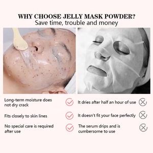 ผงมาส์กเจลลี่คริสตัลกุหลาบผสมไบโอคอลลาเจน สำหรับมาส์กหน้ากระชับผิว กระจ่างใส ชุ่มชื้น รับผลิตแบบ OEM แบรนด์ส่วนตัว MOQ ต่ำ - Product Image 2