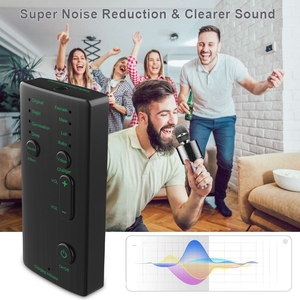 Venta al por mayor profesional Mini tarjeta de sonido M1 Universal teléfono móvil y la computadora Multi cambiador de <span class=keywords><strong>voz</strong></span> de la máquina cambia la <span class=keywords><strong>voz</strong></span> - Product Image 6